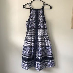 Size 8 Vince Camuto Fit and Flare Halter Dress